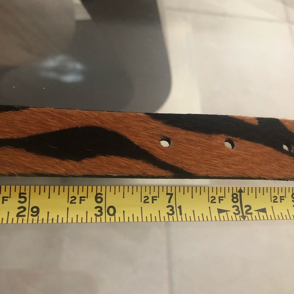 Nine West Calf Hair Leather Belt - Picture 6 of 6
